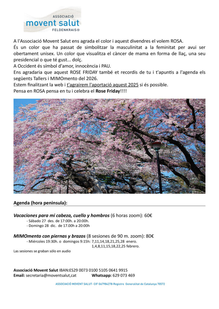 Activitats rose friday